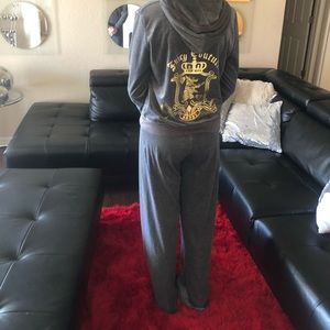 Juicy track suit grey